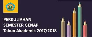 Perkuliahan Semester Genap T.A 2017-2018