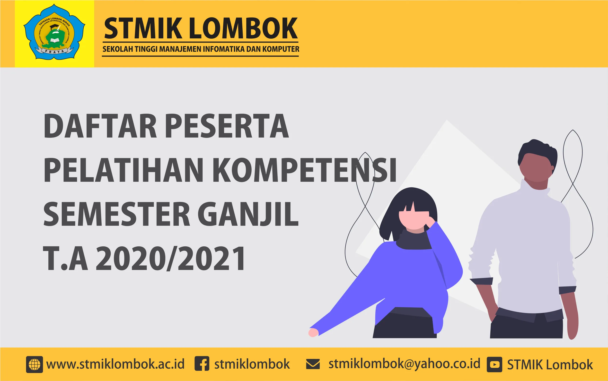 DAFTAR PESERTA PELATIHAN KOMPETENSI SEMESTER GANJIL T.A 2020/2021
