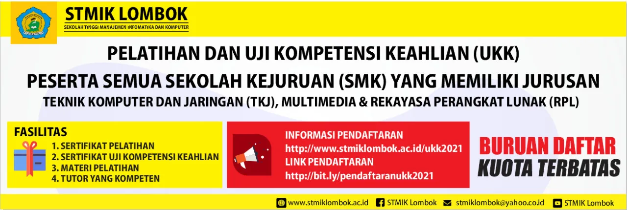 Pelatihan dan Uji Kompetensi Keahlian (UKK) 2021