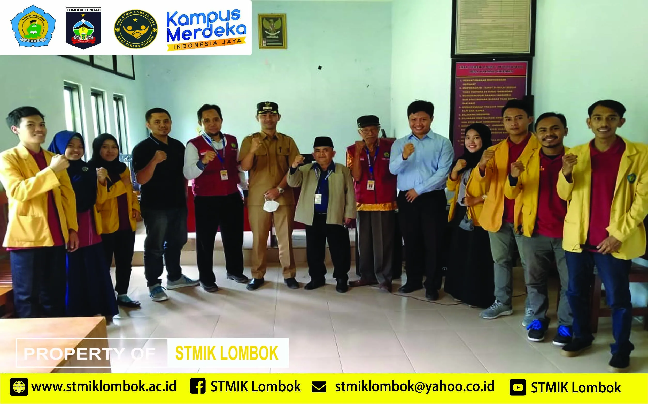 KULIAH KERJA NYATA (KKN) XIV STMIK LOMBOK  TAHUN 2021