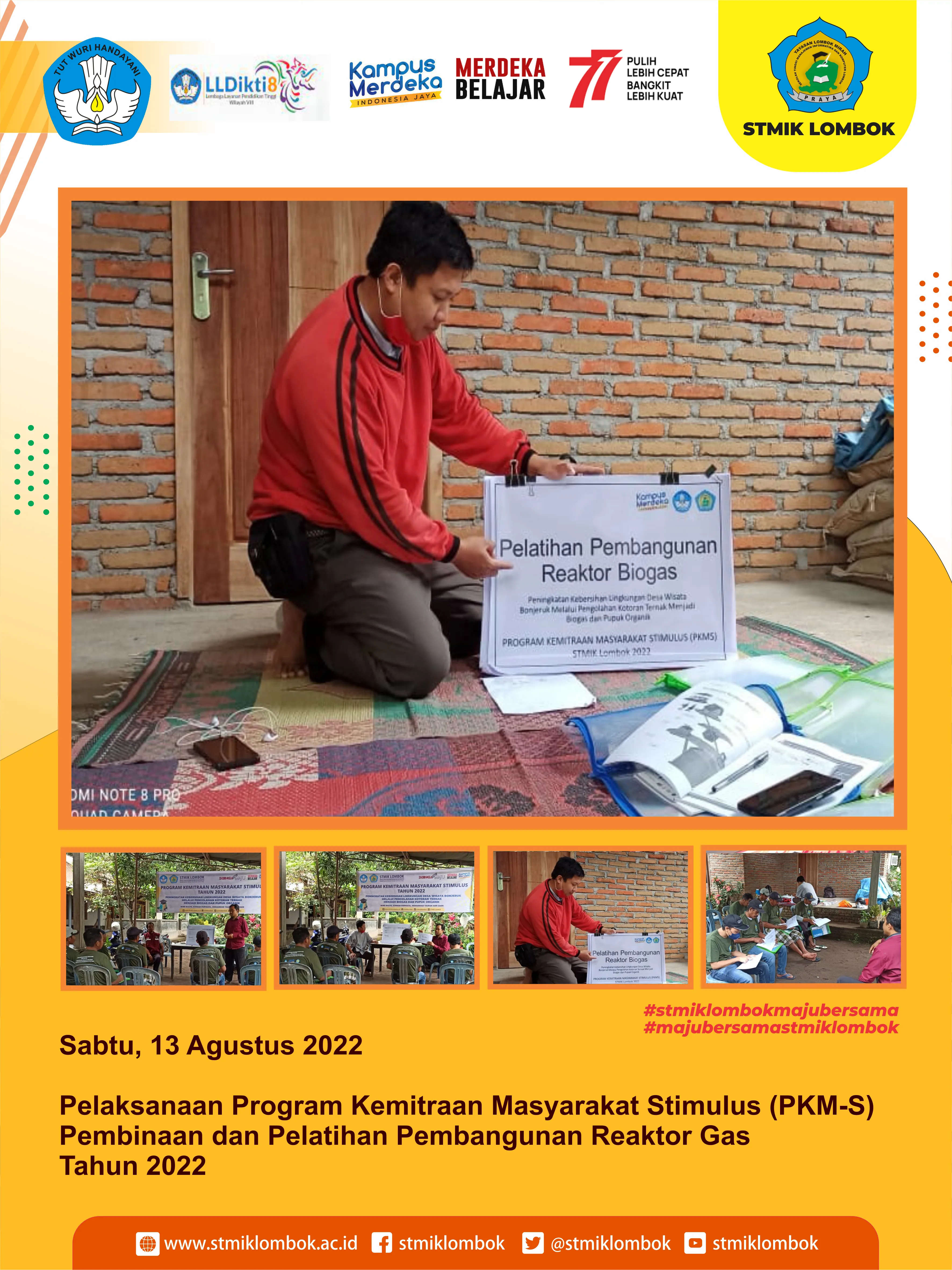 PELAKSANAAN PROGRAM KEMITRAAN MASYARAKAT STIMULUS (PKM-S) TAHUN 2022